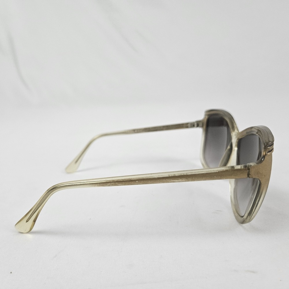 Cool Ray Sunglasses Oversized Clear Gold Butterfly Retro 1980's Vintage - Picture 7 of 13